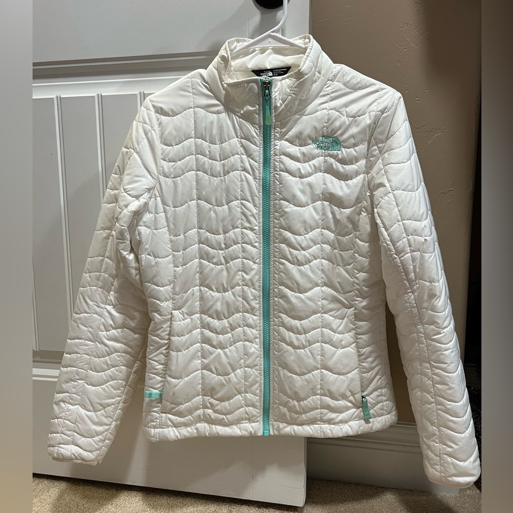 White North Face thermoball jacket